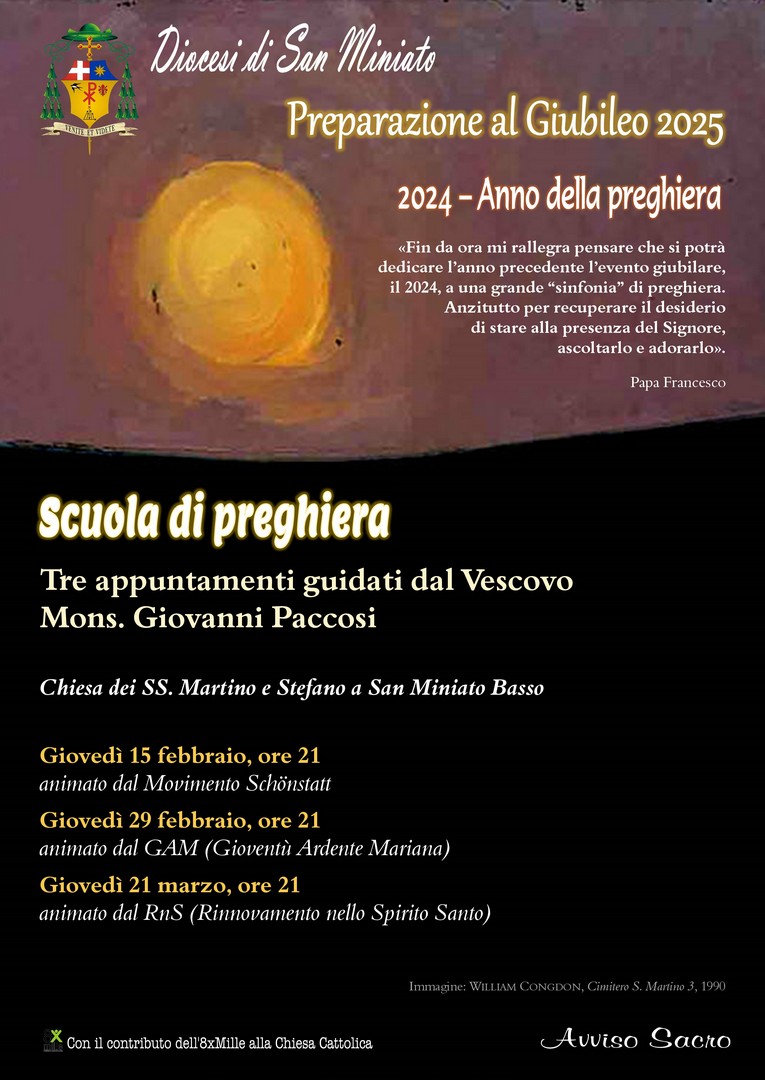 PREGHIERA SACRA - SAN MICHELE ARCANGELO LOCANDINA RELIGIOSA POSTER